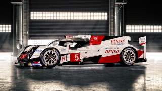 Race car garage window door - a large window behind free wallpaper