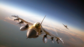 Fighter jets sky earth plane - two fighter jet free wallpaper