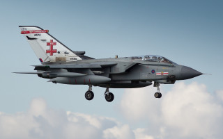 Fighter jet cloudy sky red 4 - colin hayes free wallpaper