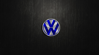 Volkswagen logo black background wooden - a blue stripe free wallpaper for desktop