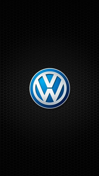 Volkswagen logo blue dot pattern - the side of it free wallpaper for mobile