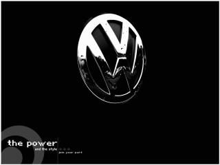 Volkswagen logo black white the - international typographic style free wallpaper for desktop