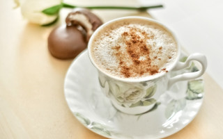 Coffee spoon flower plate vase - a plate next free wallpaper