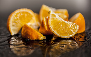 Sliced orange water droplets still - christian w. staudinger free wallpaper for desktop