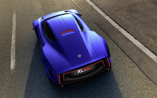 Blue sports car night road 6 - a parking meter free wallpaper
