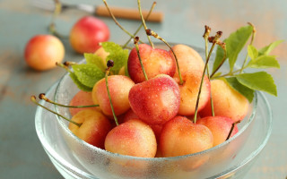 Glass bowl fruit table rococo - top of a table next free wallpaper