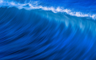 Blue wave surfboard ocean sky - the ocean water free wallpaper