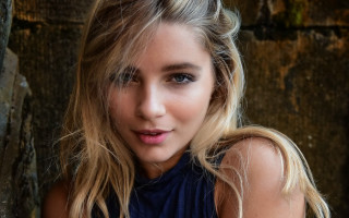 Eszter blonde blue dress rock - blue dress free wallpaper