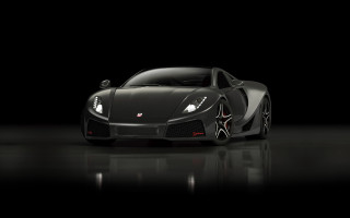 Black sports car reflection dark - dosso dossi free wallpaper for desktop