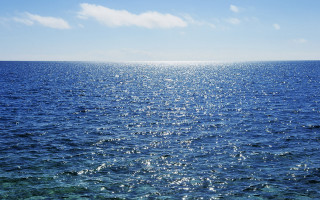 Ocean sky clouds boat beach - ocean free wallpaper for desktop