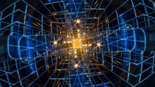 Large mirror bright light abstract - chiharu shiota free wallpaper