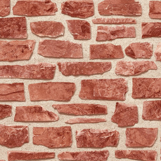 Red brick wall white background - romanesque free wallpaper for tablet