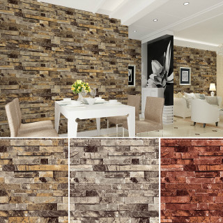 Brick wall colorful living dining - high free wallpaper for tablet