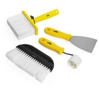 Yellow white brush black white - product photo free wallpaper for tablet