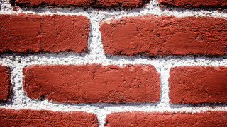 Brick wall white red constructivism - a red brick wall free wallpaper