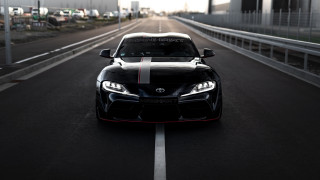 Black sports car road fence - a fence and a building free wallpaper
