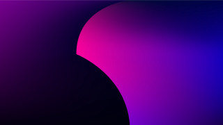Black purple curved geometric abstract - smooth gradient free wallpaper for desktop