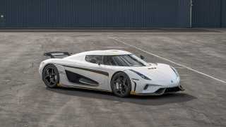 White sports car parking lot 2 - a black roof free wallpaper