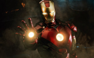 Glowing man suit light background - edward simmons free wallpaper for desktop
