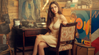 Elina karimova studio portrait artnouveau - studio portrait free wallpaper