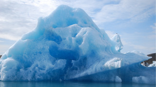 Iceberg ocean shore sky mountain - the ocean next free wallpaper
