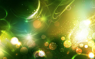 Green yellow background bubbles lights - bubble free wallpaper for desktop