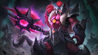 League of legends epsylon point - a demon face free wallpaper
