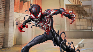 Spiderman city street bodysuit fighting - a spider free wallpaper