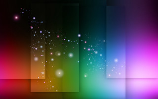 Colorful background stars blurry night - triadic free wallpaper