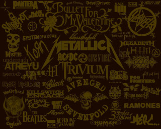 Metallichead metalhead logos poster art - metal free wallpaper
