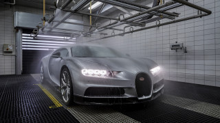 Silver bugatti garage exhaust pipes - the ceiling free wallpaper
