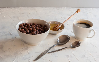 Cereal coffee still life food - assemblage free wallpaper for desktop