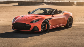 Red sports car beach ocean 7 - sandy free wallpaper for desktop