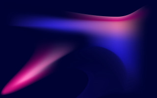 Blue pink curved black stripe - smooth gradient free wallpaper