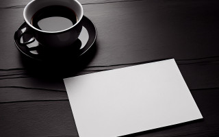 Coffee paper pen pencil minimalist - a pen free wallpaper