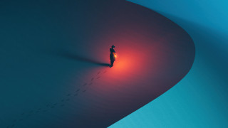 Person dark room red light - cinema 4 d free wallpaper for desktop