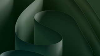 Green abstract curves vector generative - curve free wallpaper