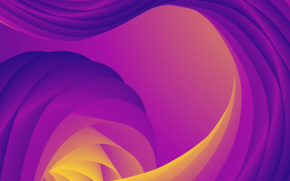 Purple yellow abstract wavy curves - abstract background free wallpaper