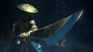 Man costume sword hat dai - his head and a sword free wallpaper for desktop