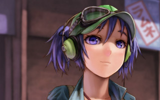 Eizan kikukawa green jacket headphones - a green jacket free wallpaper