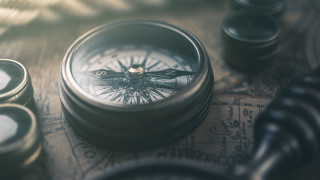 Compass map light magic circle - a compass free wallpaper