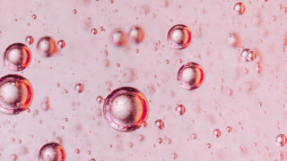 Bubbles water red white stripe - a surface of water free wallpaper