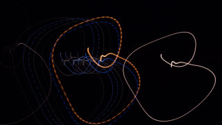 Blurry abstract swirl eyeball heart - long exposure free wallpaper for desktop