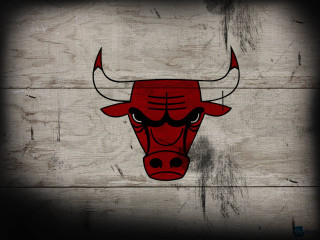 Bulls logo painted wooden wall - esaias boursse free wallpaper