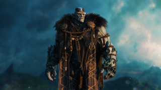 Man costume dark sky clouds - enki bilal free wallpaper