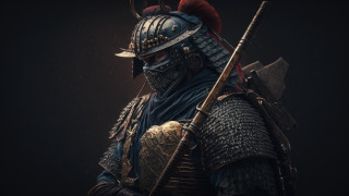 Baioken eishun armor helmet sword - cinematic 4k wallpaper free wallpaper