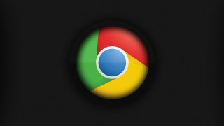 Chrome logo black background circle - chrome free wallpaper