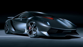 Sports car dark room red - nice free wallpaper