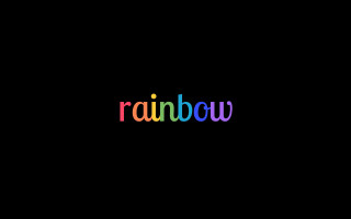 Rainbow word dark black triadic - ellsworth kelly free wallpaper