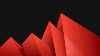 Red black triangle abstract geometry - a red triangle free wallpaper